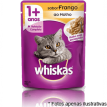 Whiskas Sache sabor Frango 1+anos 85gr